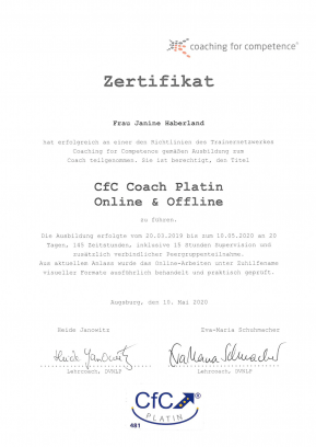 CfC Coach Platin Online & Offline